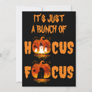 Es ist nur ein Haufen Hocus Pocus Pumpkin Hallowee Einladung