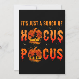 Es ist nur ein Haufen Hokuspokus Halloween Einladung
