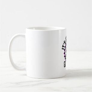 Es ist nur ein Hügel, der darüber hinwegkommt Kaffeetasse