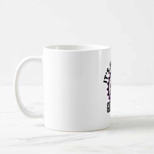 Es ist nur ein Hügel, der darüber hinwegkommt Kaffeetasse (Links)