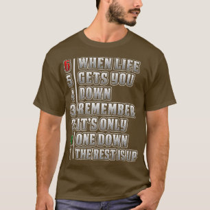 Es ist nur eine in der Erholung ist der Motivation T-Shirt