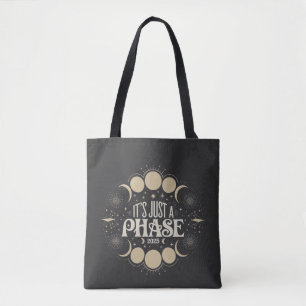 Es ist nur eine Phase Solar Eclipse 2025 Mondmond Tasche