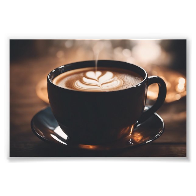 Es ist nur eine Tasse Kaffee ! Fotodruck (Vorne)