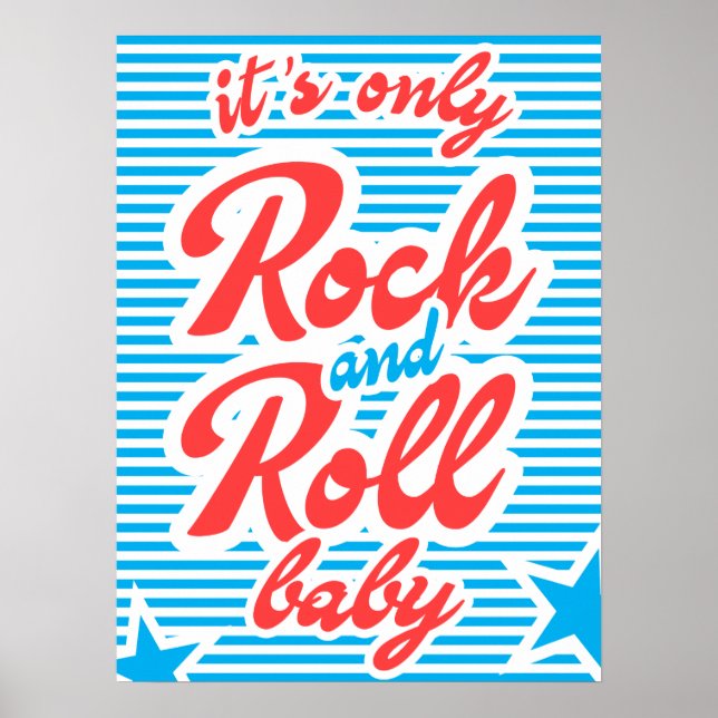 Es ist nur Rock and Roll Baby, Musik Poster, Rock, Poster (Vorne)