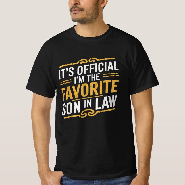 Es ist Offiziell, dass ich der Lieblings-Schwieger T-Shirt (Vorderseite)