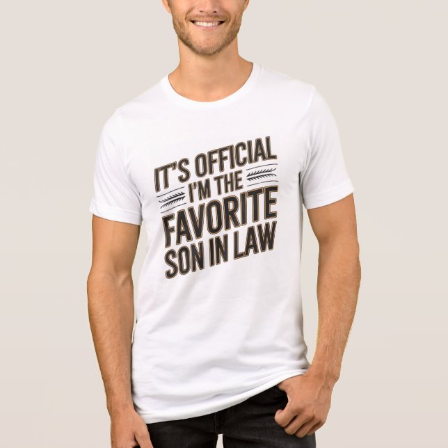 Es ist Offiziell, dass ich der Lieblingsschwester  Tri-Blend Shirt (Vorderseite)