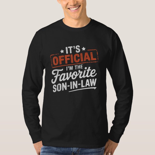 Es ist Offiziell, dass ich der Lieblingssöhne im J T-Shirt (Vorderseite)