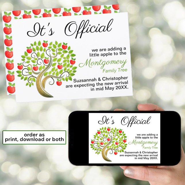 Es ist Offiziell, dass wir eine Vorlage für den Ap (announcement print and download views)