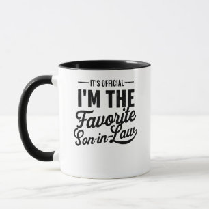 Es ist offiziell, ich bin der Lieblingsschwiegerso Tasse