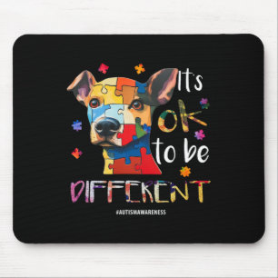Es ist OK, anders zu sein - Autismus-Bewusstsein H Mousepad