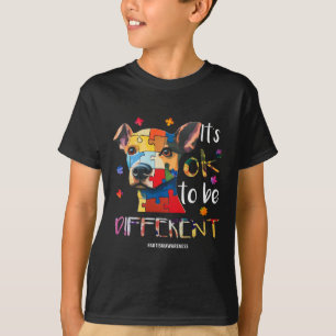 Es ist OK, anders zu sein - Autismus-Bewusstsein H T-Shirt