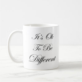 Es ist ok, anders zu sein kaffeetasse