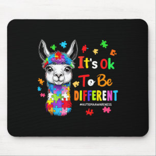 Es ist OK, ein anderer Lama-Autismus-Sensibilisier Mousepad