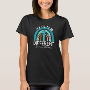 Es ist ok, ein anderes Strabismus-Bewusstsein Aqua T-Shirt