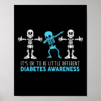 Es ist ok, ein wenig anders T1d Typ 1 Diabetes zu Poster