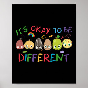Es ist OK, um eine andere Motivierend Autismus Awa Poster