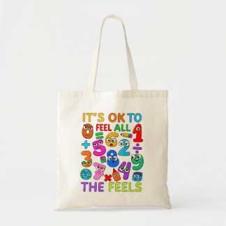 Es ist okay, alle Gefühle zu fühlen, Mathe-Tasche Tragetasche