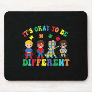 Es ist okay, anders zu sein Autism Awareness Super Mousepad