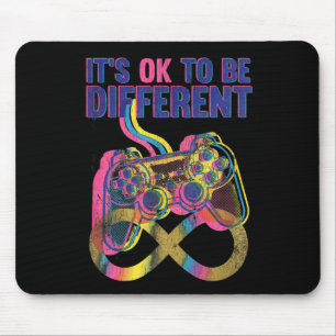 Es ist okay, anders zu sein Autismus Gaming Bewuss Mousepad