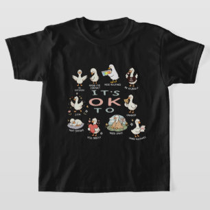 Es ist okay, anders zu sein Autismus Gans , Neurod T-Shirt