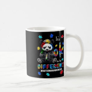 Es ist okay, anders zu sein Autismus-Panda Kaffeetasse