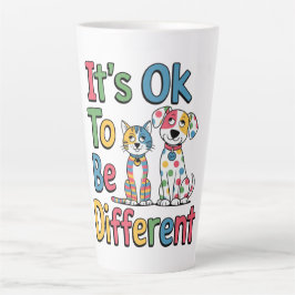 Es ist okay, anders zu sein milchtasse