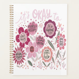 Es ist okay, Boho-Blumen zu mögen Planer