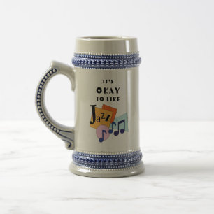 Es ist okay, Jazz V.2 zu mögen Bierglas