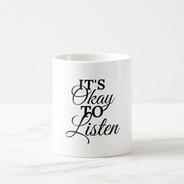 Es ist okay, Lewis Hamilton Tasse zu hören (Mittel)