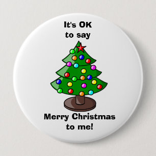 Es ist okay, mir Frohe Weihnachten zu wünschen But Button