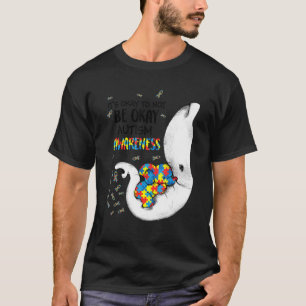 Es ist okay, nicht Autismus Awareness Elephant Puz T-Shirt