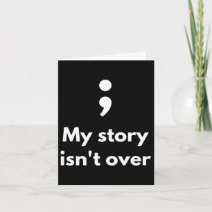 Es ist okay, nicht in Ordnung zu sein Semicolon ps Karte