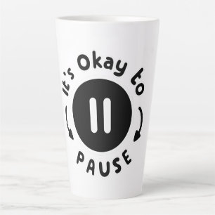 Es ist okay, Pause zu machen - Selbstversorgung Milchtasse