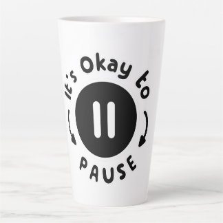 Es ist okay, Pause zu machen - Selbstversorgung Milchtasse