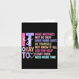 Es ist okay, ... Positive Zitate Selbstachtung Kle Dankeskarte