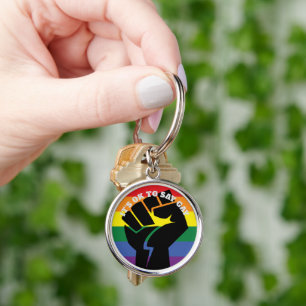 Es ist okay, schwul trans schwul Rechte und Gleich Schlüsselanhänger