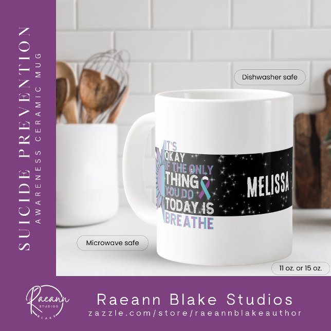 Es ist okay Suizidverhütung Jumbo-Keramik-Tasse Jumbo-Tasse (Von Creator hochgeladen)
