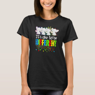 Es ist okay, verschieden zu sein Puzzle Elephant A T-Shirt
