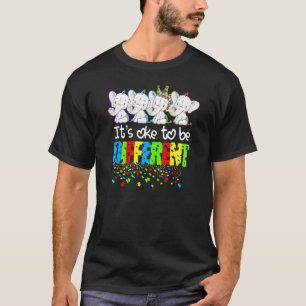 Es ist okay, verschieden zu sein Puzzle Elephant A T-Shirt