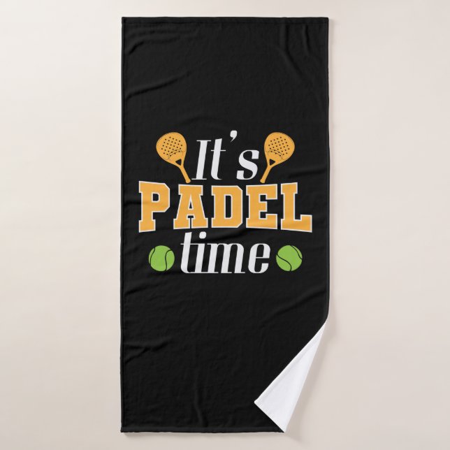 Es ist Padel Time Tennis Sport Badehandtuch (Badehandtuch)
