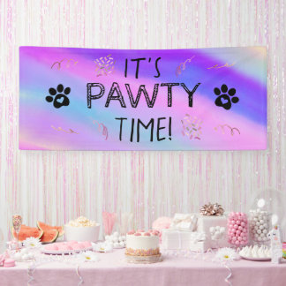 Es ist Pawty Time Banner