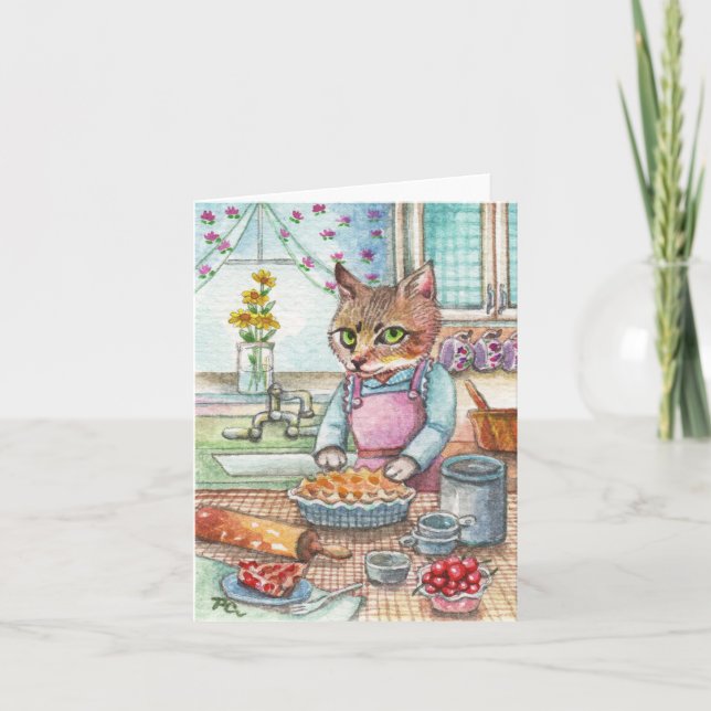 Es ist Pie Time Dankeskarte (Vorderseite)