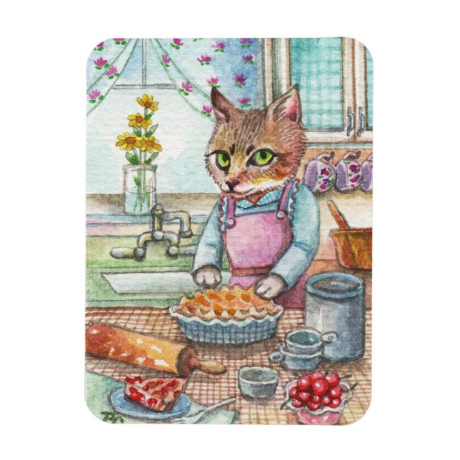 Es ist Pie Time Magnet (Vertikal)