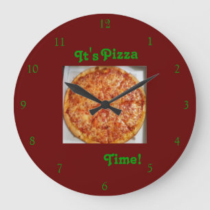 Es ist Pizza-Zeit! Uhr