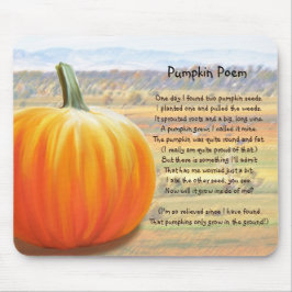 Es ist Pumpkin Time - Pumpkin Gedicht Mousepad