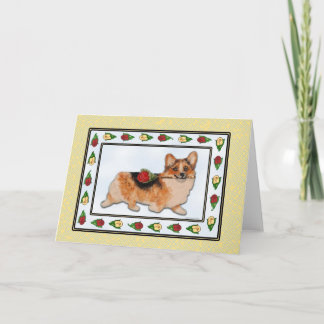 "Es ist Rosie!" Corgi-Gruß-Karte Karte