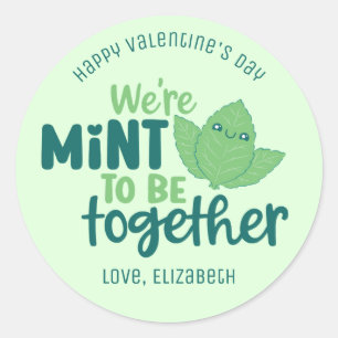 Es ist schade, sich in den Niedlichen Valentinstag Runder Aufkleber