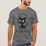 Es ist schön, dass ich gut bin, alles ist schön sc T-Shirt<br><div class="desc">Es ist schön,  dass ich gut bin alles ist schöne,  lustige schwarze Katze</div>