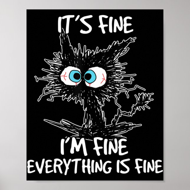 Es ist schön, ich bin gut alles ist schön Spaß sch Poster (Vorne)