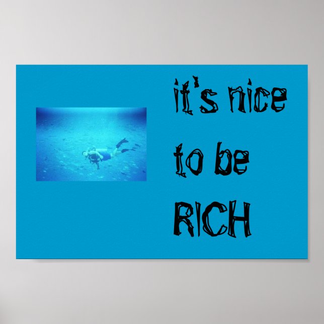 es ist schön, RICH Poster zu sein (Vorne)